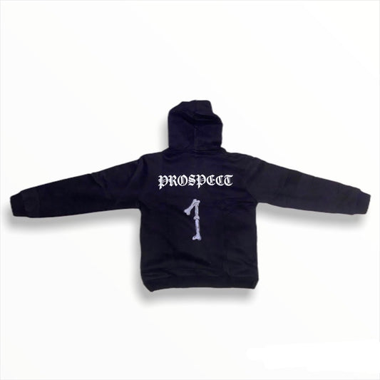 N.1.P Rhinestone Hoodie Black