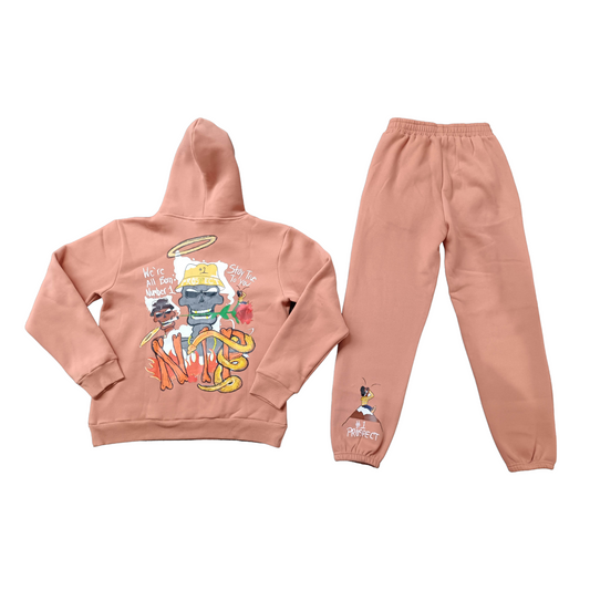 N1P JOGGER SET (SALMON)