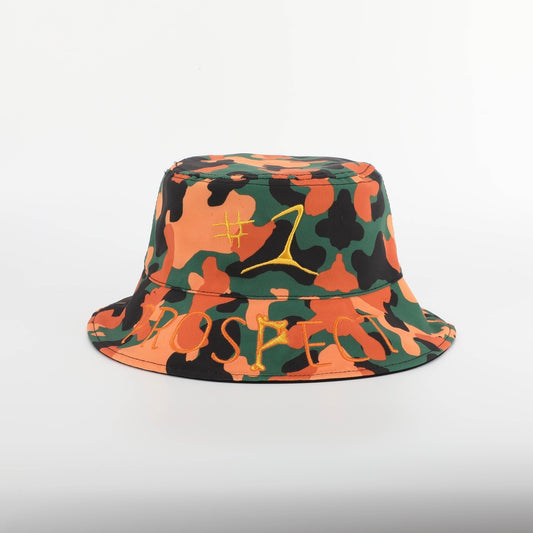 Green Camo Reversible Bucket Hat